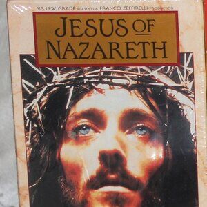 Factory Sealed VHS Tape Jesus of Nazareth Box Set | 3 Tapes